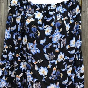 White House Black Market bell sleeve  blouse